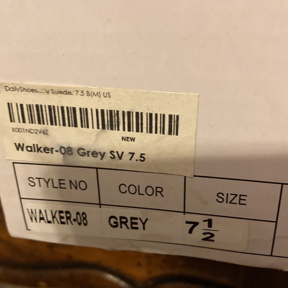 NIB Daily shoes San Francisco grey walker size 7.5 - Picture 5 of 5